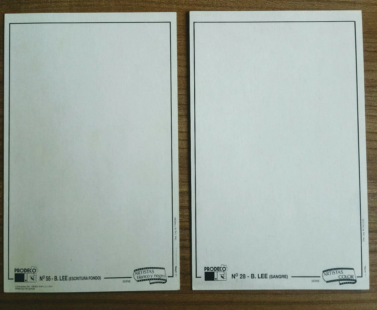 Bruce Lee: 2 grote postkaarten 1985 – photo 2
